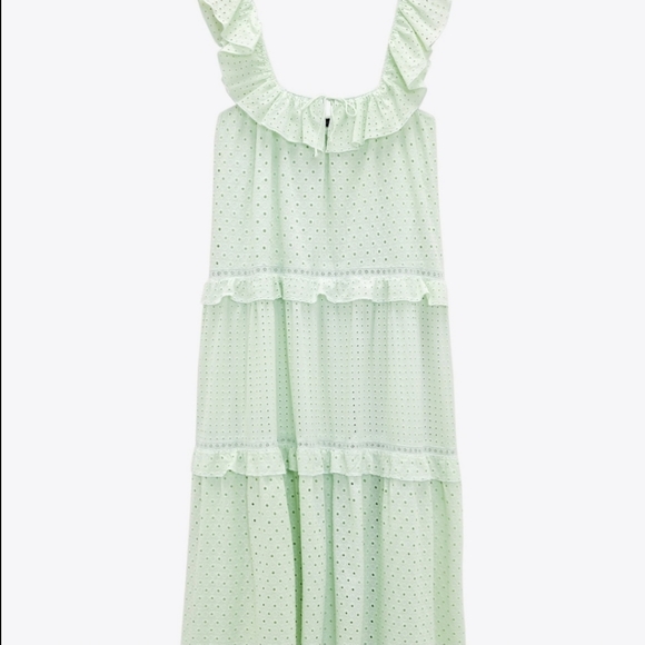 Zara Eyelet Dress - Picture 5 of 8